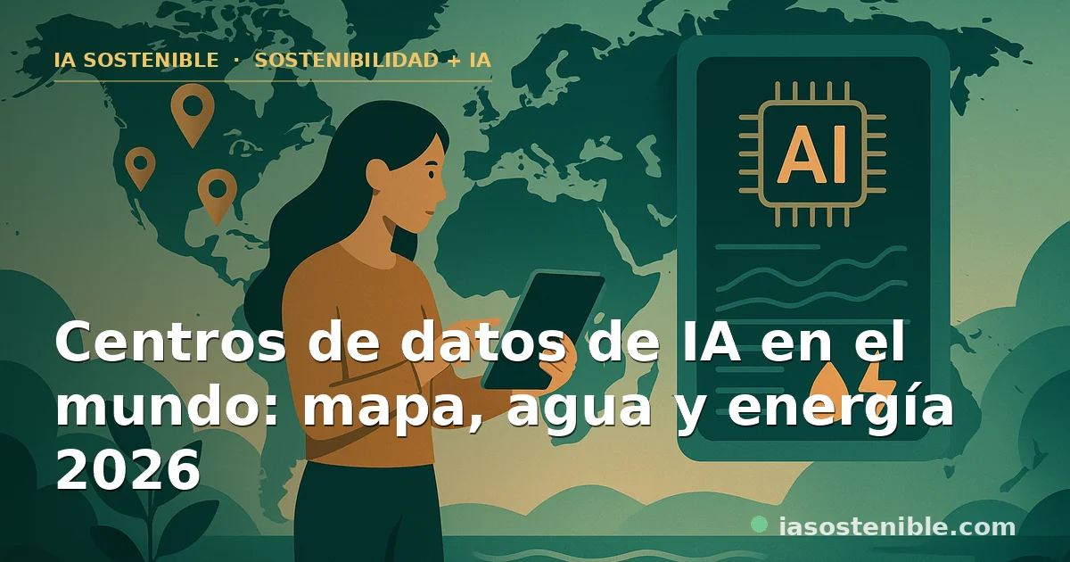 Centros de datos de ia en el mundo mapa agua y energía 2026 | ia sostenible