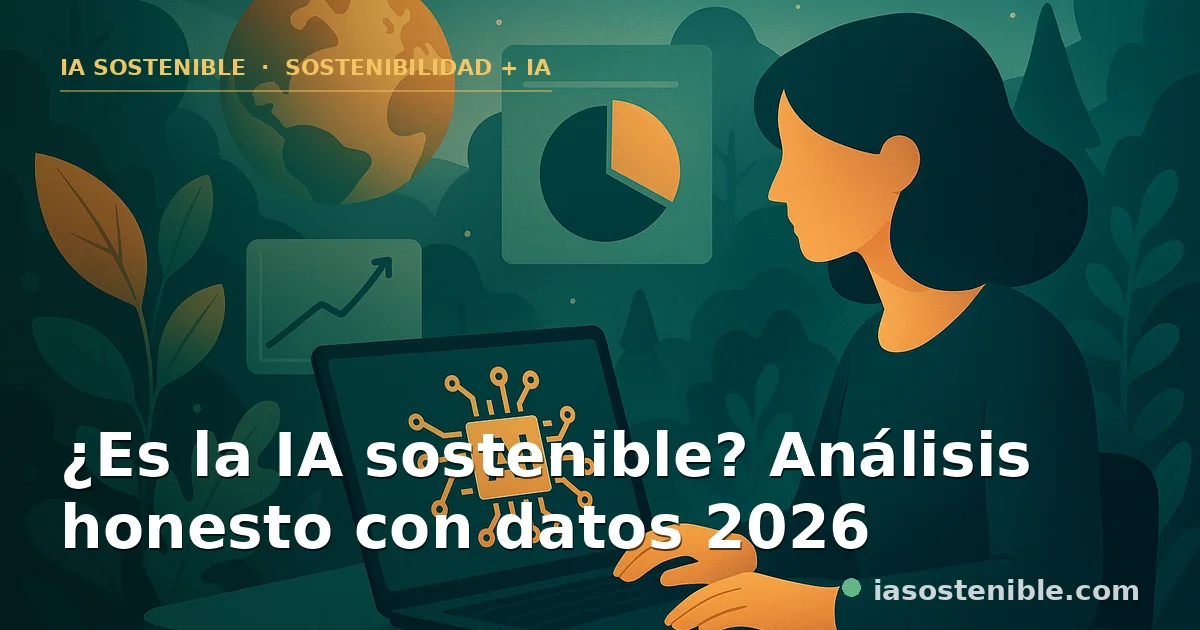 es la ia sostenible Análisis honesto con datos 2026 | ia sostenible