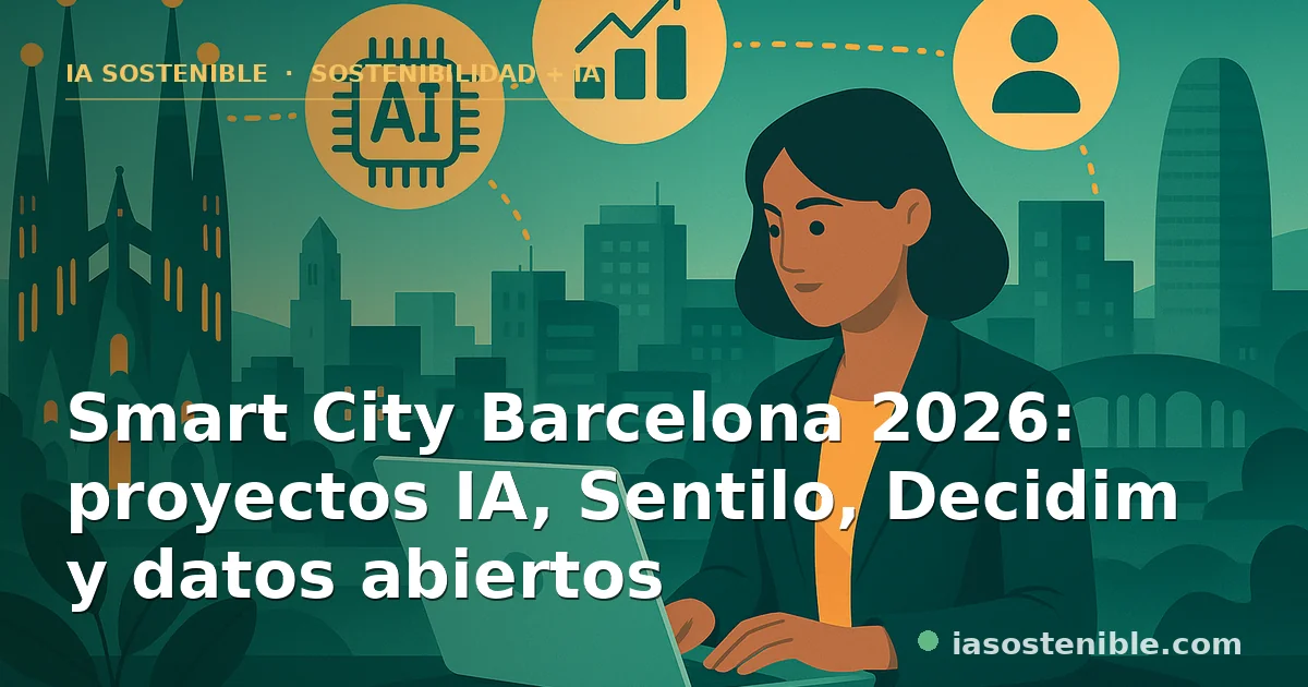 Smart City Barcelona 2026: proyectos IA, Sentilo, Decidim y datos abiertos | IA SOSTENIBLE Smart city barcelona 2026 proyectos ia sentilo decidim y datos abiertos | ia sostenible